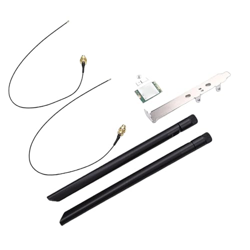 Carte WiFi 6E Jectse triple bande M.2 PCIe double antenne 8 dBi Windows 10 11