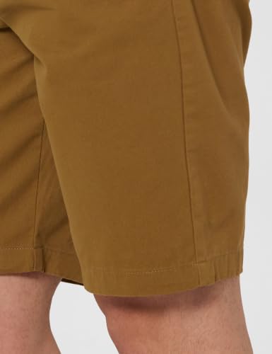 Image of The Indian Garage Co Men Slim Fit Solid Mid-Rise Chino Shorts