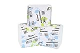 Interfold Bathroom Tissue - Toilet Tissue (Shabbos Tissue) Bulk Toilet Paper (Note: These are not Rolls, but Packs of Cut Toilet Tissue) 375 Sheets Per Package - 24 Packages Case, Total 9000 Tissue