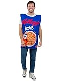 MIMIKRY Frühstücksflocken Packung Unisex Kostüm Zerealien Müslischachtel lustig Damen Herren Straßenkarneval, Variante:Frosties
