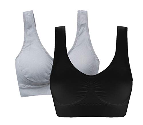 Image of Women's Comfort Workout Sports Bra Low-Impact Activity Sleep Bras