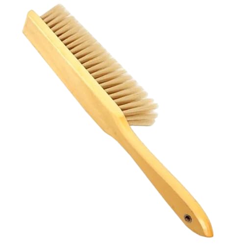 Beavorty Wooden Bed Brush Woodworking Cleaning Brush Soft Dusting Brush Carpet Brush Door Bed Sofa Cleaning Brush Stiff Brush Whisk Dusting Brush for Cleaning Broom Hand Cushion Fireplace