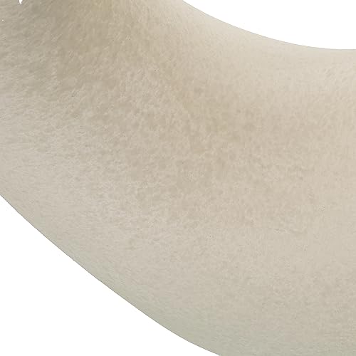 Vase en céramique abstrait beige au design sculptural d'exception