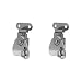 TCH Hardware 2 Pack Small Steel Padlockable Twist Latch & Keeper - Toggle Clamp Catch Case Box Chest Lock