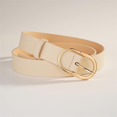 Women Leather Belts for Dresses Jeans Fashion with Gold Buckle Ladies Waist Belt Adjustable4