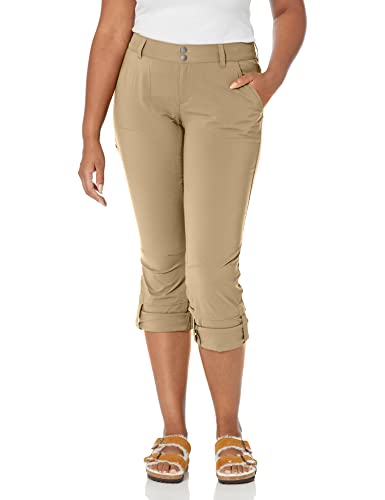 Columbia Women's Saturday Trail Stretch Pant, British Tan, 10 Tall
