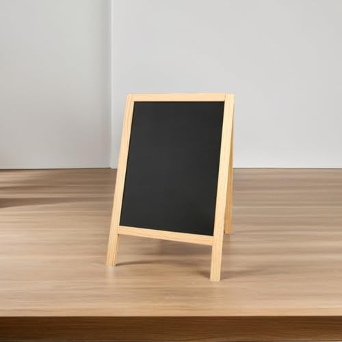 Mini pizarra de madera reutilizable ideal para bodas decorativas y mesas 5