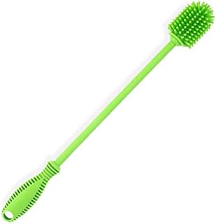 Silicone Bottle Cleaning Brush with Long Handle, BPA Free 12.5" Water Bottle Cleaner