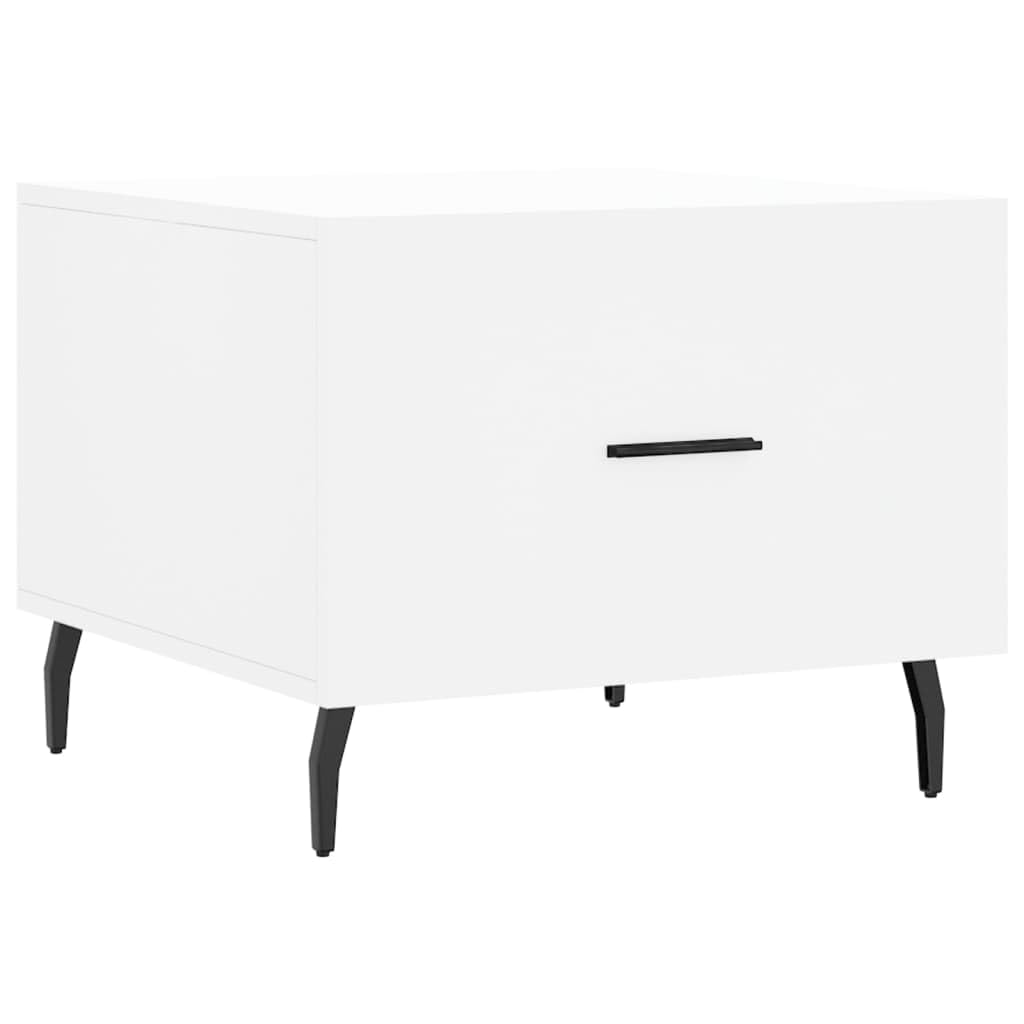 Table Basse Blanc et Bout de Canapé pour un Salon Cosy et Bureau Organisé