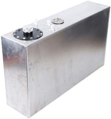 Miniatura 7 de Depósito de combustible auxiliarde transferencia rectangular de 17 galones, pila de combustible de aluminio, con emisor de encendido, caja de