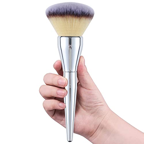 Powder Brush MOGILAN Large Powder Foundation Brush for Pressd Powder Premium Fluffy Synthetic Kabuki Makeup Brush Perfect For Blending Buffing with Loose Powder Liquid Foundation Full Coverage Powder Brush MOGILAN Large Powder Foundation Brush for Pressd Powder Premium Fluffy Synthetic Kabuki Makeup Brush Perfect For Blending Buffing with Loose Powder Liquid Foundation Full Coverage