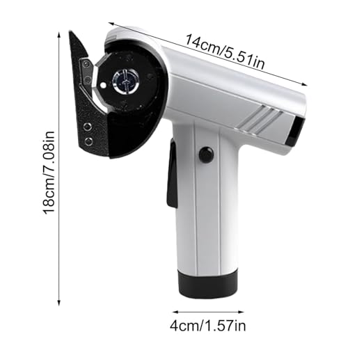 Tijeras eléctricas recargables con luz LED integrada y batería de litio 7
