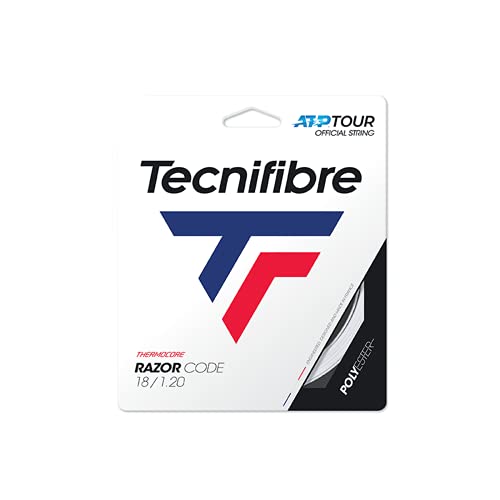 Tecnifibre Unisex Adult Razor Code 12 m String Set White Tennis String 1.20