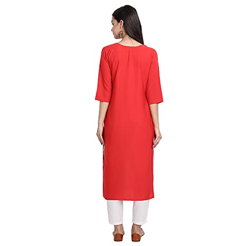 Image of Women's Crepe Regular Kurta