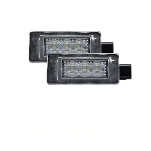 Luz de matrícula LED blanca 12V lámpara para placa Peugeot 207 CC 308 MK2 208