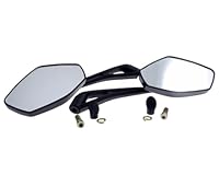 Seitenspiegel für Peugeot Speedfight 3/4-2x Rückspiegel links & rechts, M10 Rechtsgewinde, E-geprüft - Spiegel Set passend für Streetzone, Generic Trigger