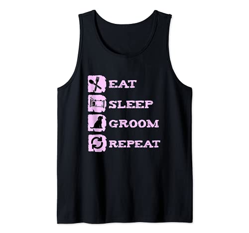 Hundepflege, mobiles Fellpflege-Geschenk Tank Top