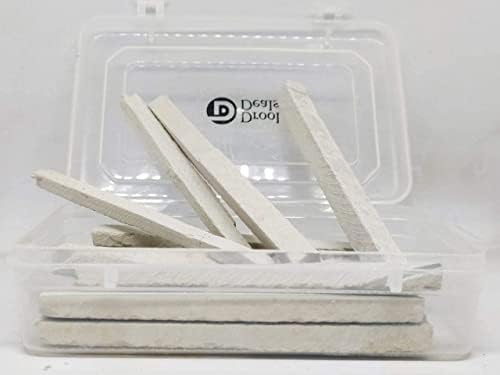 Kwickbox Slate Pencils To Eat Edible Natural Stone White Pencil Chalk Premium Quality Stationary (40pc)