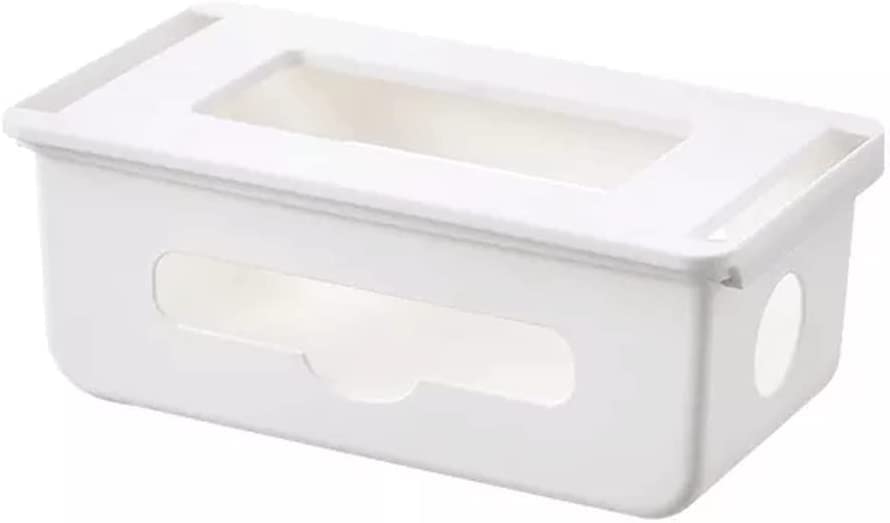 Cable Tidy Box,Cable Storage Box Self Adhesive Power Line Charger Socket Storage Drawer Under Desk Hidden Wire Organizer (Color : D, Size : Talla única) (Color : Argento, Size : Talla única)