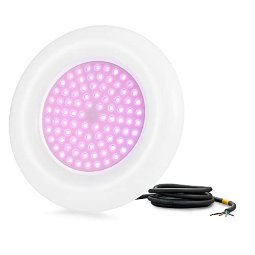 Eurus Home Pool Lights,11 Inch Large Pool Lights Underwater,LED Pool Lights for Inground Pool,12V DC 45W Pool Light Fixture,RGB Pool Lighting Product (50feet Cord,Controller Not Included)