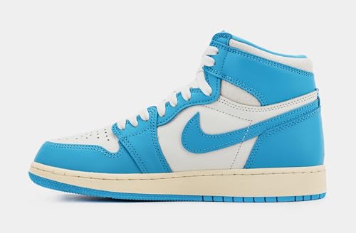 Air Jordan 1 Retro High OG UNC Reimagined Grade School Lifestyle Shoes (Dark Powder Blue/Dark Blue/Sail)3