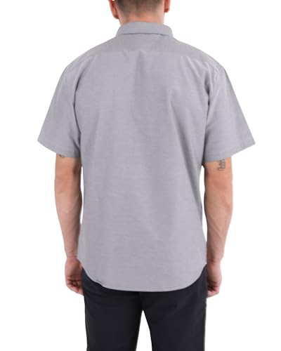 Image of Visive Mens Shirts Multi Packs Short Sleeve Button Down Dress Shirts Solid Color Big and Tall