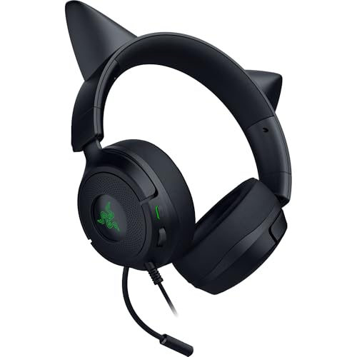 Razer Kraken Kitty V3 X - Kabelgebundenes Kitty-Headset für Gaming - Kultige Kitty-Ohren - 270g leicht - HyperClear Kardioid Mikrofon… – Ansicht 8
