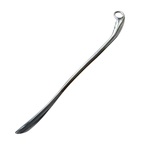 Chausse-pied long manche en acier pour enfiler ses chaussures sans se baisser