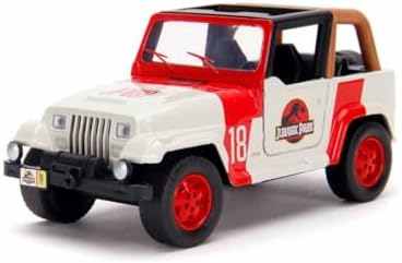 Jada Jurassic Park Jeep Wrangler Radio Controller, Multicoloured, 15 x 7 x 7 cm
