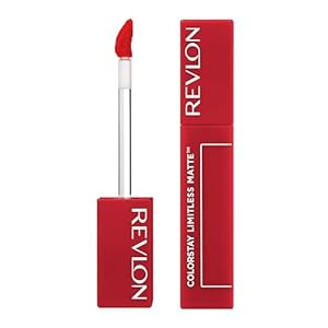 Revlon ColorStay Limitless Matte Liquid Lipstick, Vegan Formula, No-Budge, Longwear Lip Color, Long Lasting, Lightweight/Comfortable, Waterproof, 010 Top Talent, 0.17 fl oz