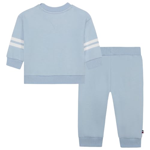 Image of Tommy Hilfiger Baby Boys' 2-piece Fleece Set, Sweatshirt and Jogger Sweatpant