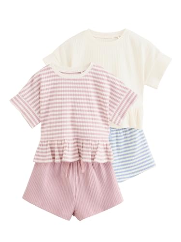Ensemble t-shirt et short fille Next parfait pour les journées de jeux au parc
