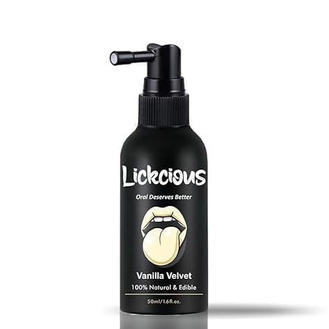 Image of Vanilla Velvet Flavored Oral Spray | Enhances Taste for Couples Fun & Intimate Play | Delicious, 100% Edible & Water-Based Formula | 20ml