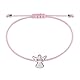 Schutzengel Schulanfang Armband Silber mit Verstellbarem Geflochtenem Seil - ideen Schultüte Füllung Inhalt - Schulkind 2025 Schulanfang Geschenke, Geschenk Einschulung Mädchen & Jungen