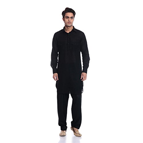Trajes Pathani de algodón para evitar el calor con elegancia masculina