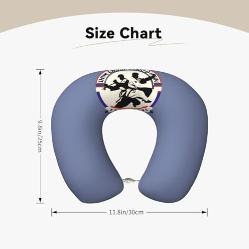Almohada viscoelástica negra talla única de viaje miniatura 5