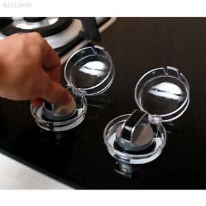 ELECTROPRIME 0811 2Pcs Kitchen Stove Oven Knob Cover Protection Children Safety Protective Ca