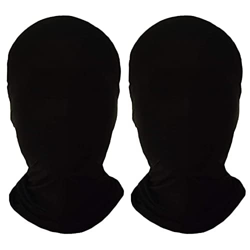 2 pcs black full face mask unisex daredevil mask for Halloween cosplay full head mask