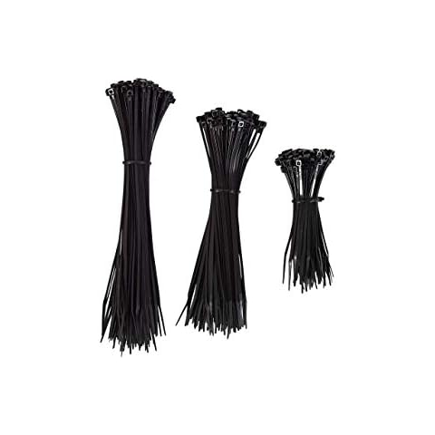 GTSE 500 Pack of Black Zip Ties Cover