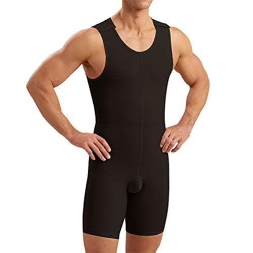 MARENA MB2 Zipperless Men’s Sleeveless Bodysuit - Post Surgery Compression Garment