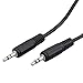 Produktbild ecabo 10008 Stereo Audio Klinken-Kabel 3,5mm Klinken Stecker auf 3,5mm Klinken Stecker  AUX-Kabel  für Autoradios, MP3-Player, Receiver, Computer, Laptops, 10,0m, schwarz