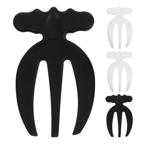 HOLIDYOYO 4pezzi Pinze per Insalata in Plastica Forchette Riutilizzabili per Servire Verdure e Frutta Utensili Multifunzionali per Cucina e Tavolo