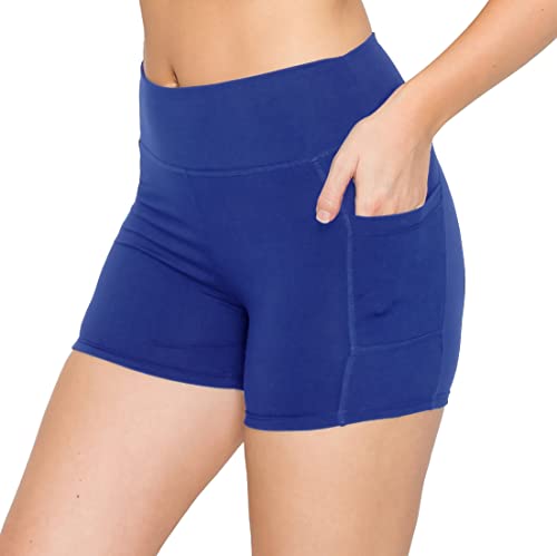 Short de yoga super doux taille haute anti-frottement élasthanne