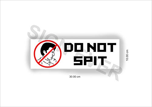 Buy SIGN EVER Do Not Spit Here Sign Boards Bank Office Hospital ...