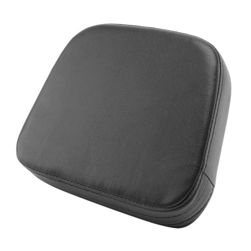 Soutien dossier passager moto universel en cuir PU noir pour selle arrière