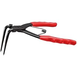 Toolwiz Snap Ring Pliers Heavy Duty, 90 Degree Internal Circlip Pliers, Red | Carbon Steel Retaining Ring C Clip Circlip, For Removing Installing Retaining Rings on Trucks Motorcycles Cars