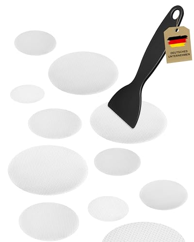 VMbathrooms 24 Stück Anti-Rutsch Aufkleber für Badewanne & Dusche - Transparente rutschfeste Pads - Selbstklebende Badewannen Sticker - Runde Duscheinlagen + Gratis E-Book