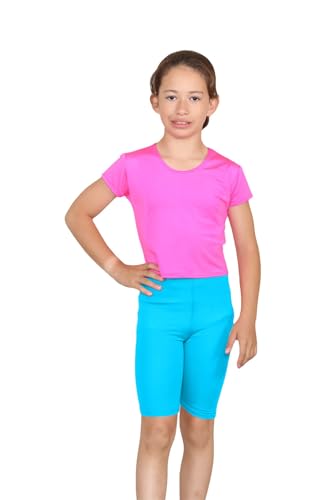 Pantalones cortos elásticos para niñas que evitan rozaduras en gimnasia y danza
