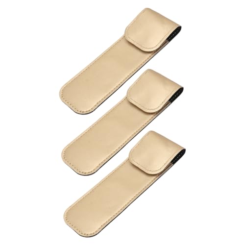 PENIKOKO 3個 ステンレス製 レザー保護カバー 小型精密ま毛抜き用 耐摩耗性 耐久性 高め 携帯便利 収納しやすい 美睫嫁接用