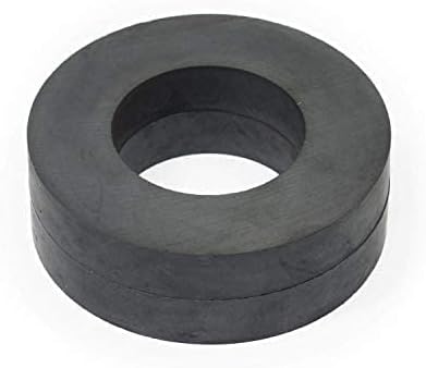 Strong Ferrite/Ceramic Ring Magnet 90mmX36mmX15mm | Multipurpose Office and Kitchen Organizer Magnets (Set of 2 Pcs)